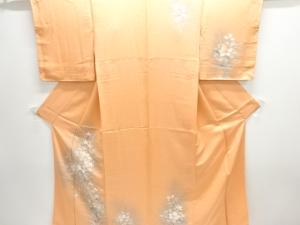 草花模様訪問着